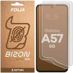 Set 2 folii protectie Bizon Film Matte Duo compatibile cu Samsung Galaxy A57 5G, Transparent 2 - lerato.ro