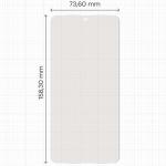 Set 2 folii protectie Bizon Film Matte Duo compatibile cu Samsung Galaxy A57 5G, Transparent 3 - lerato.ro