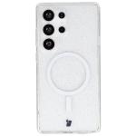 Carcasa Bizon SparklO cu MagSafe compatibila cu Samsung Galaxy S25 Ultra, Glitter Clear 2 - lerato.ro