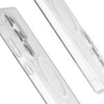 Carcasa Bizon SparklO cu MagSafe compatibila cu Samsung Galaxy S25 Ultra, Glitter Clear 5 - lerato.ro