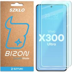 Set 2 folii sticla securizata Bizon Glass Clear Duo compatibile cu Vivo X300 Ultra, Transparent