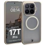 Kit protectie 2 in 1 BizonMobile, Carcasa Bizon MatteO si Folie sticla securizata Bizon Glass Edge, compatibil cu Xiaomi 17T Pro, Bej 4 - lerato.ro