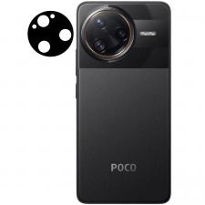 Folii protectie telefoane Xiaomi, Set 2 folii sticla camera foto Bizon Glass Silk Lens compatibile cu Xiaomi Poco F7 Ultra, Negru, lerato.ro
