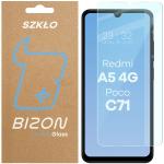 Folie sticla securizata Bizon Glass Clear 2 compatibila cu Xiaomi Redmi A5 4G / Poco C71, Transparent 2 - lerato.ro