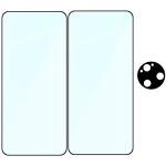 Set protectie 3in1 Bizon Glass Edge Pack, 2 folii sticla ecran + 1 folie sticla camera foto, compatibil cu Xiaomi Poco F7 Ultra, Negru 7 - lerato.ro