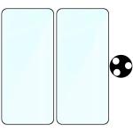 Set protectie 3in1 Bizon Glass Edge Pack, 2 folii sticla ecran + 1 folie sticla camera foto, compatibil cu Xiaomi Poco F7 Pro, Negru 7 - lerato.ro