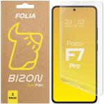 Set 2 folii protectie Bizon Glass Film Sun Duo compatibile cu Xiaomi Poco F7 Pro, Transparent 2 - lerato.ro