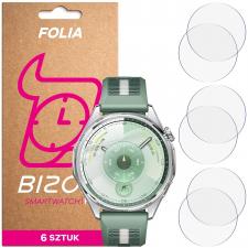 Accesorii Huawei Watch GT, Set 6 folii de protectie Bizon HydroFlex compatibile cu Huawei Watch GT6 46 mm, Transparent, lerato.ro