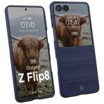 Carcasa Bizon Tur compatibila cu Samsung Galaxy Z Flip 8, Dark Blue 3 - lerato.ro