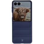 Carcasa Bizon Tur compatibila cu Samsung Galaxy Z Flip 8, Dark Blue 2 - lerato.ro