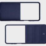 Carcasa Bizon Tur compatibila cu Samsung Galaxy Z Flip 8, Dark Blue 7 - lerato.ro