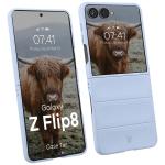 Carcasa Bizon Tur compatibila cu Samsung Galaxy Z Flip 8, Light Blue 3 - lerato.ro