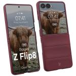 Carcasa Bizon Tur compatibila cu Samsung Galaxy Z Flip 8, Dark Purple 3 - lerato.ro