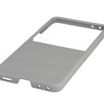 Carcasa Bizon Tur compatibila cu Samsung Galaxy Z Flip 8, Light Grey 4 - lerato.ro
