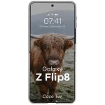 Carcasa Bizon Tur compatibila cu Samsung Galaxy Z Flip 8, Light Grey 6 - lerato.ro