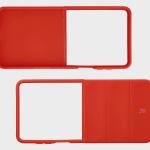 Carcasa Bizon Tur compatibila cu Samsung Galaxy Z Flip 8, Rosu 7 - lerato.ro