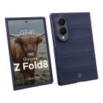 Carcasa Bizon Tur compatibila cu Samsung Galaxy Z Fold 8, Dark Blue 3 - lerato.ro