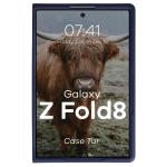 Carcasa Bizon Tur compatibila cu Samsung Galaxy Z Fold 8, Dark Blue 6 - lerato.ro