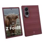 Carcasa Bizon Tur compatibila cu Samsung Galaxy Z Fold 8, Dark Purple 3 - lerato.ro