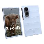 Carcasa Bizon Tur compatibila cu Samsung Galaxy Z Fold 8, Light Blue 3 - lerato.ro