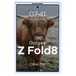 Carcasa Bizon Tur compatibila cu Samsung Galaxy Z Fold 8, Light Blue 6 - lerato.ro