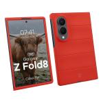 Carcasa Bizon Tur compatibila cu Samsung Galaxy Z Fold 8, Rosu 3 - lerato.ro
