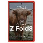 Carcasa Bizon Tur compatibila cu Samsung Galaxy Z Fold 8, Rosu 6 - lerato.ro
