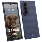Carcasa Bizon Tur compatibila cu Samsung Galaxy Z Fold 8 Ultra, Dark Blue 3 - lerato.ro