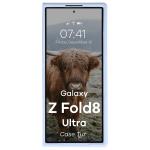Carcasa Bizon Tur compatibila cu Samsung Galaxy Z Fold 8 Ultra, Light Blue 6 - lerato.ro