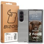 Carcasa Bizon Tur compatibila cu Samsung Galaxy Z Fold 8 Ultra, Light Grey 9 - lerato.ro