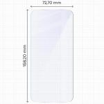 Folie sticla hibrid Bizon Hybrid Mule compatibila cu Motorola Moto G87 5G, Transparent 3 - lerato.ro
