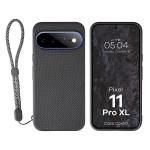 Carcasa Bizon CarbO cu MagSafe si Wrist Strap compatibila cu Google Pixel 11 Pro XL, Negru 3 - lerato.ro