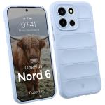 Carcasa Bizon Tur compatibila cu OnePlus Nord 6, Light Blue 3 - lerato.ro