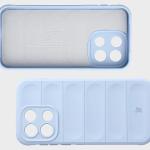 Carcasa Bizon Tur compatibila cu OnePlus Nord 6, Light Blue 7 - lerato.ro