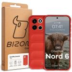 Carcasa Bizon Tur compatibila cu OnePlus Nord 6, Rosu 9 - lerato.ro
