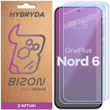 Set 2 folii sticla hibrid Bizon Hybrid Mule Duo compatibile cu OnePlus Nord 6, Transparent
