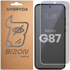 Folie sticla hibird Bizon Hybrid Shadow Privacy compatibila cu Motorola Moto G87 5G, Negru