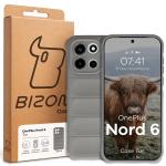 Carcasa Bizon Tur compatibila cu OnePlus Nord 6, Light Grey 9 - lerato.ro