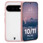 Carcasa Bizon Angelo compatibila cu Google Pixel 11 Pro XL / 10 Pro XL, Transparent / Roz 3 - lerato.ro