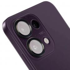Folie sticla securizata camera foto Bizon Glass Snap Lens compatibila cu Oppo Reno 16 F / 16 FS, Negru