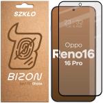 Folie sticla securizata Bizon Glass Matte compatibila cu Oppo Reno 16 / 16 Pro, Negru 2 - lerato.ro