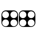 Set 2 folii sticla securizata camera foto Bizon Glass Lens compatibile cu Xiaomi 17T Pro, Negru 4 - lerato.ro