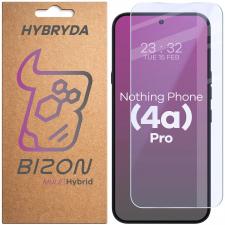 Folie sticla hibrid Bizon Hybrid Mule compatibila cu Nothing Phone (4a) Pro, Transparent