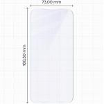 Folie sticla hibrid Bizon Hybrid Mule compatibila cu Nothing Phone (4a) Pro, Transparent 3 - lerato.ro