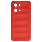 Kit protectie 2 in 1 BizonMobile, Carcasa Bizon Tur si Folie sticla securizata Bizon Glass Edge, compatibil cu Xiaomi Poco X8 Pro Max, Rosu 3 - lerato.ro