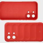 Kit protectie 2 in 1 BizonMobile, Carcasa Bizon Tur si Folie sticla securizata Bizon Glass Edge, compatibil cu Xiaomi Poco X8 Pro Max, Rosu 8 - lerato.ro