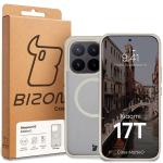 Carcasa Bizon MatteO cu MagSafe compatibila cu Xiaomi 17T, Bej 8 - lerato.ro