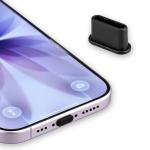 Protectie din silicon Bizon Dust Plug, Protectie Port Incarcare, Anti-Praf, Anti-Umiditate, Previne Deteriorarea, Port USB-C, Negru 3 - lerato.ro