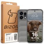 Carcasa Bizon Tur compatibila cu Oppo Reno 16 / 16 Pro, Light Grey 9 - lerato.ro
