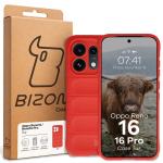 Carcasa Bizon Tur compatibila cu Oppo Reno 16 / 16 Pro, Rosu 9 - lerato.ro